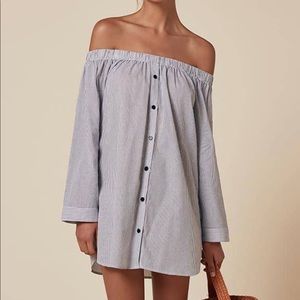 Reformation off shoulder dress